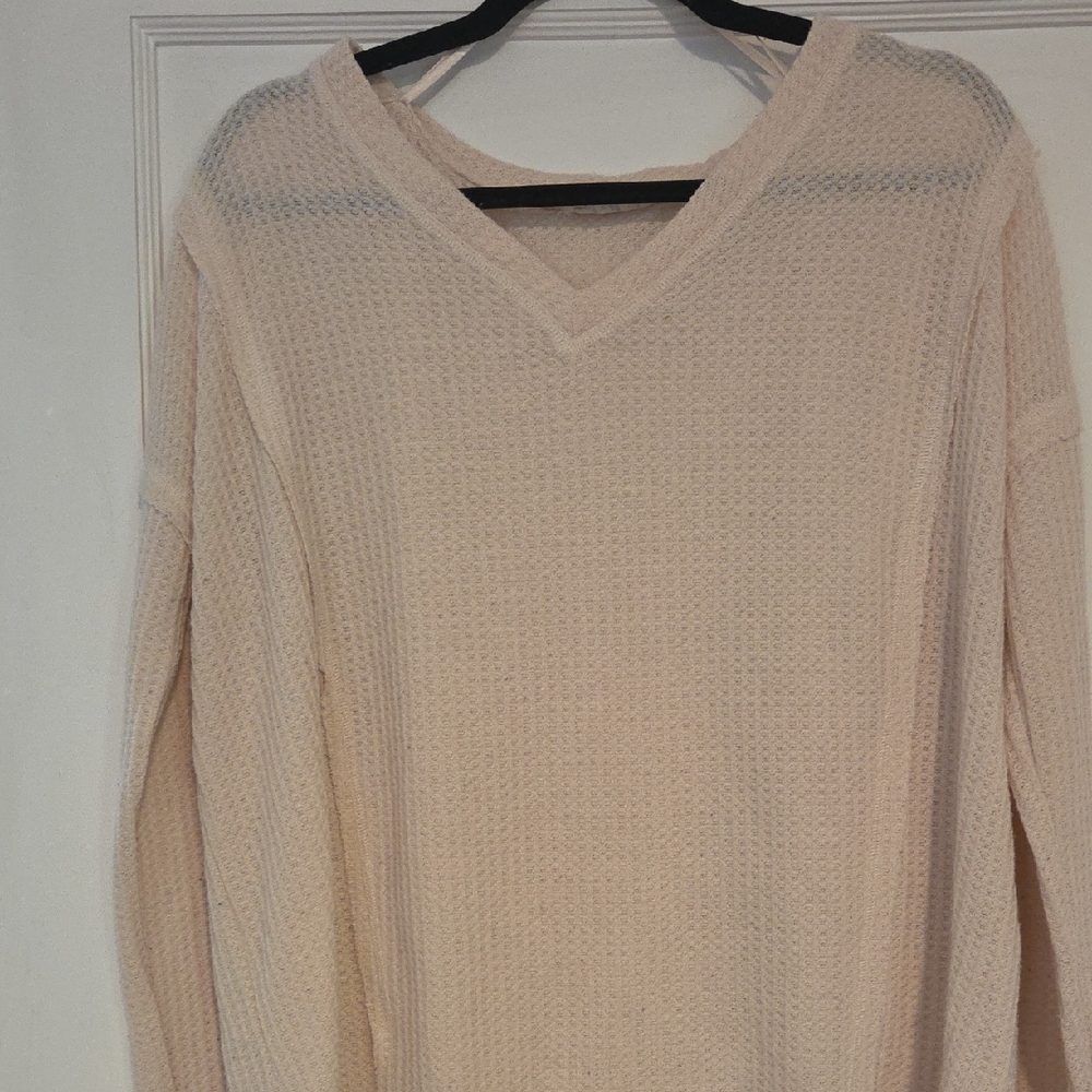 New In Cream Knit Top